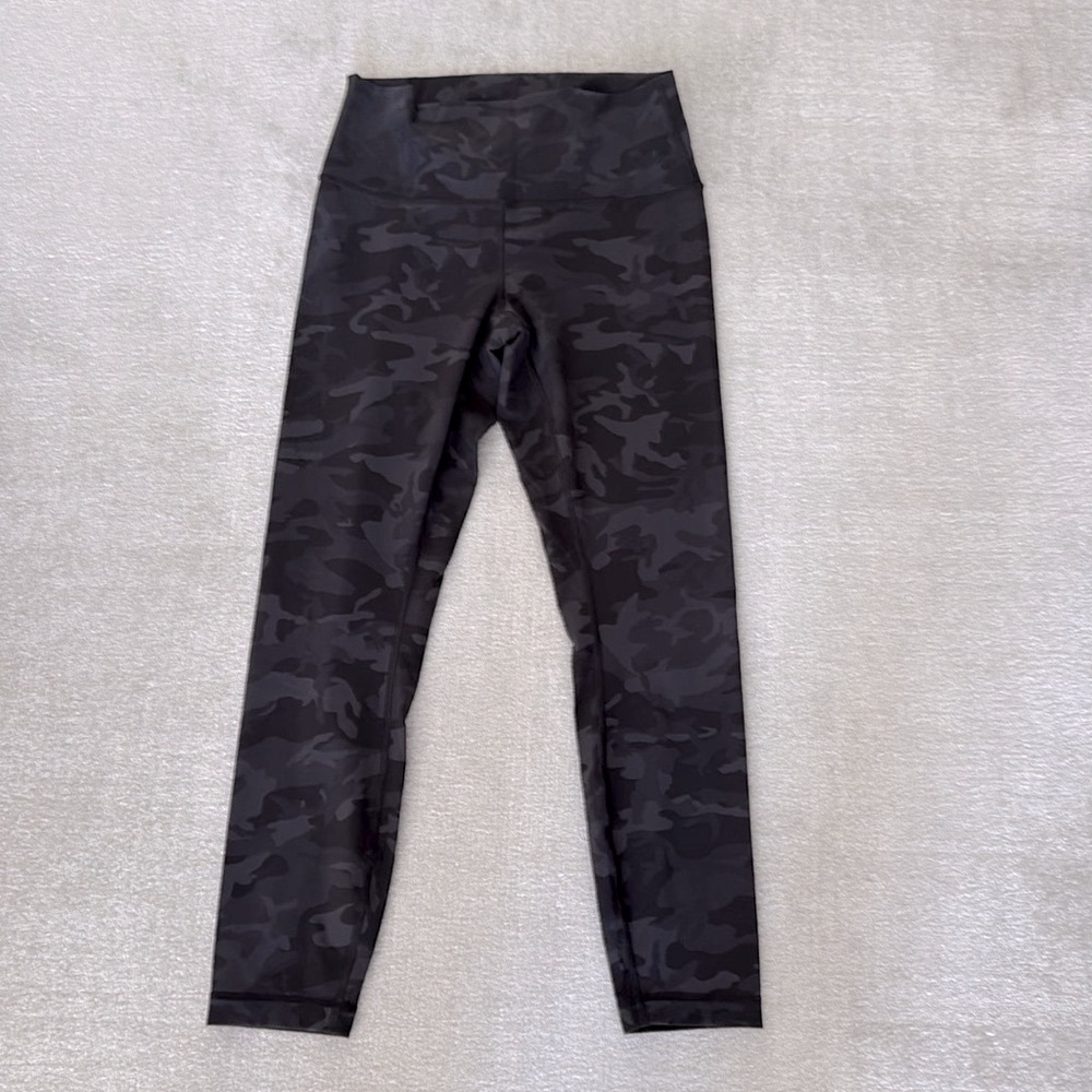Black Camouflage Lululemon Leggings